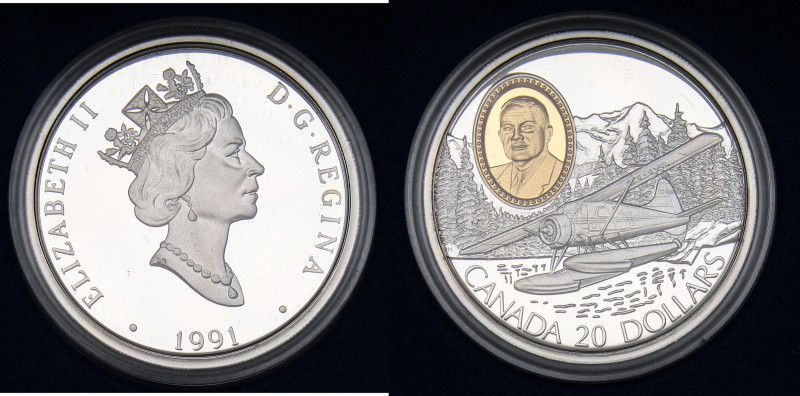 ESTERE - CANADA - Elisabetta II (1952-2022) - 20 Dollari 1991 AU-AG In scatola
...