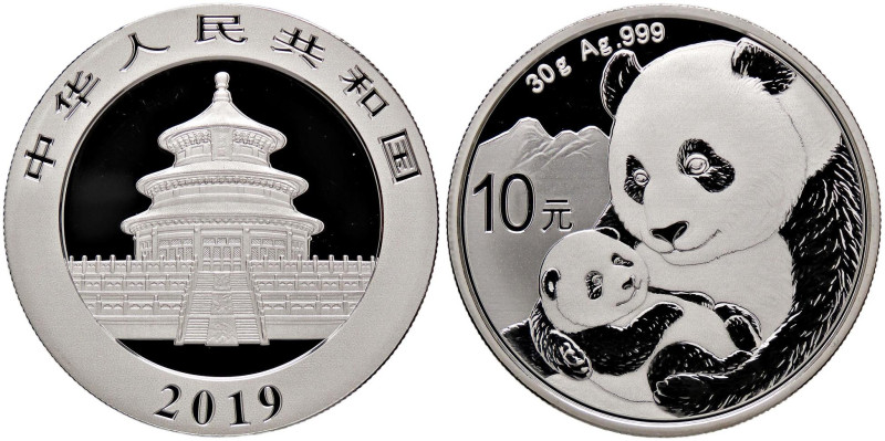 ESTERE - CINA - Repubblica Popolare Cinese (1912) - 10 Yuan 2019 - Panda AG
FS