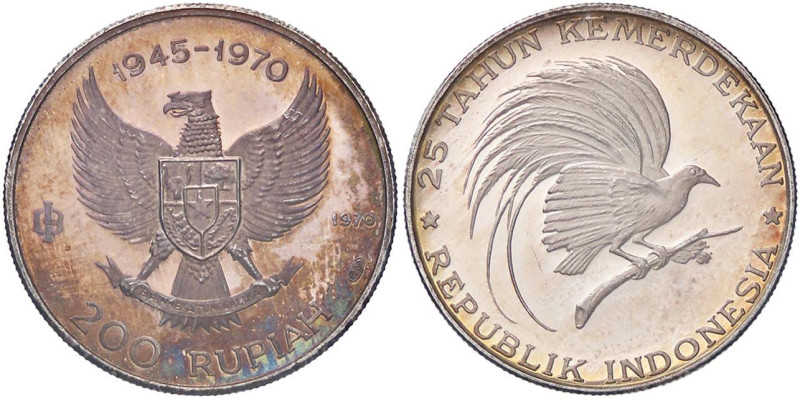 ESTERE - INDONESIA - Repubblica - 200 Rupie 1970 Kr. 23 AG
FS