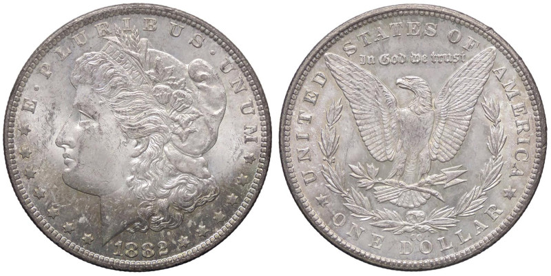 ESTERE - U.S.A. - Dollaro 1882 CC - Morgan Kr. 110 R AG
qFDC