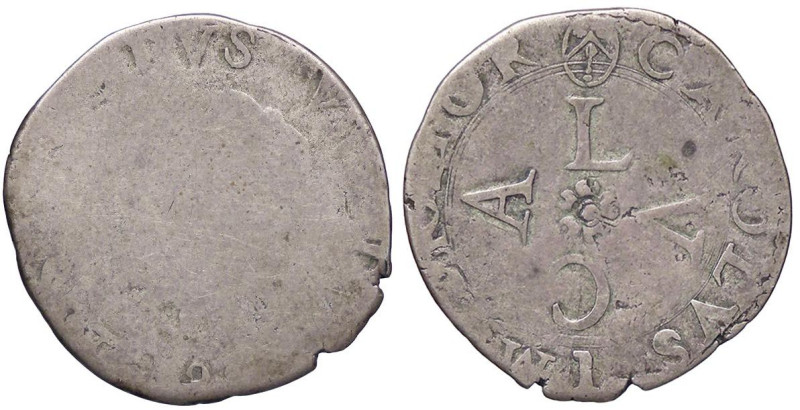 ZECCHE ITALIANE - LUCCA - Repubblica (1369-1799) - Grosso da 6 bolognini 1596 CN...