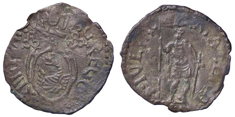 ZECCHE ITALIANE - MACERATA - Gregorio XIII (1572-1585) - Quattrino R (MI g. 0,46...