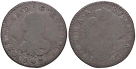 ZECCHE ITALIANE - MANTOVA - Maria Teresa d'Asburgo (1740-1780) - 2 Lire 1757 Mont. 44; MIR 760/1 RR AG
qMB