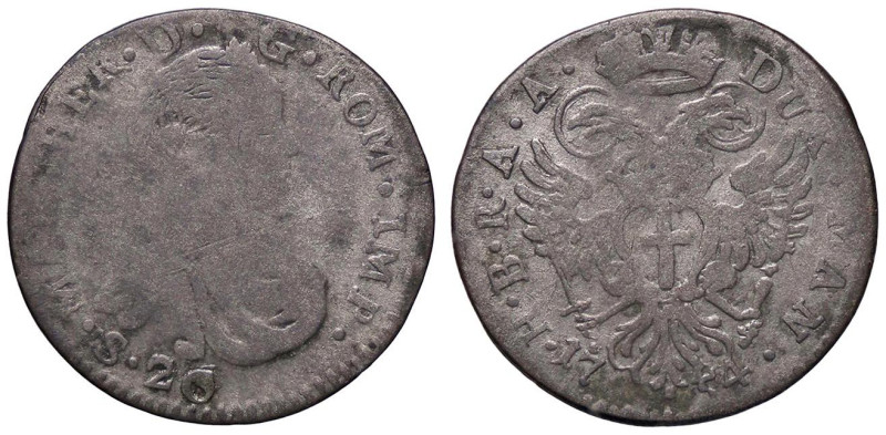 ZECCHE ITALIANE - MANTOVA - Maria Teresa d'Asburgo (1740-1780) - Lira 1754 CNI 1...