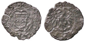 ZECCHE ITALIANE - MERANO - Federico IV Conte (1406-1439) - Quattrino Biaggi 1204; MIR 199 (MI g. 0,35)
meglio di MB