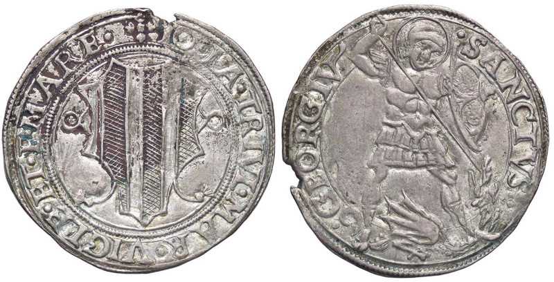 ZECCHE ITALIANE - MESOCCO - Gian Giacomo Trivulzio (1487-1518) - Grosso da 6 sol...