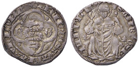 ZECCHE ITALIANE - MILANO - Barnabò e Galeazzo II Visconti (1355-1378) - Grosso da 2 soldi Crippa 2/A; MIR 102/1 (AG g. 2,59)Rosette agli angoli della ...