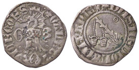ZECCHE ITALIANE - MILANO - Galeazzo II Visconti (1354-1378) - Sesino Crippa 3; MIR 109 (MI g. 1,07)
BB