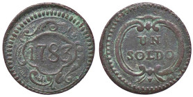 ZECCHE ITALIANE - MODENA - Ercole III d’Este (1780-1796) - Soldo 1783 CNI 49; MIR 865 R CU
BB