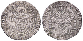 ZECCHE ITALIANE - MONZA - Estore Visconti (1407-1413) - Grosso CNI 1/55; MIR 779 RR (AG g. 2,27) Buona conservazione per il tipo
 Buona conservazione...