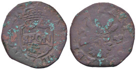 ZECCHE ITALIANE - NAPOLI - Repubblica Napoletana (1647-1648) - Pubblica 1648 P.R. 3; MIR 282 R (CU g. 7,27) Punti di ossidazione
 Punti di ossidazion...