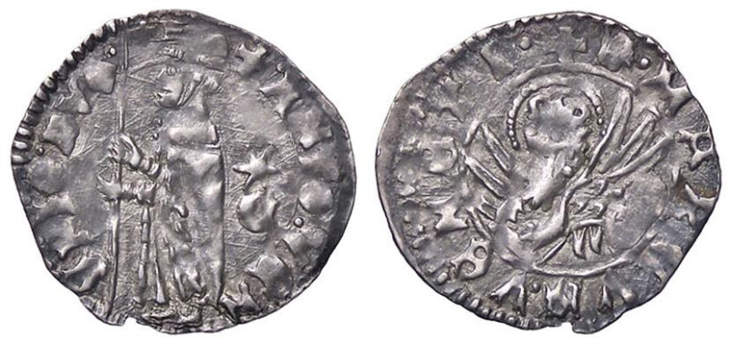 ZECCHE ITALIANE - VENEZIA - Antonio Venier (1382-1400) - Soldino Pao. 5 (AG g. 0...