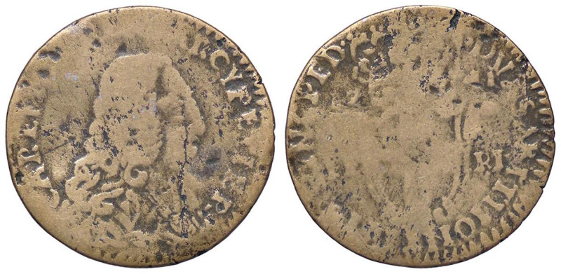 SAVOIA - Carlo Emanuele III (1730-1773) - 5 Soldi 1741 Mont. 93 R MI Falso d'epo...