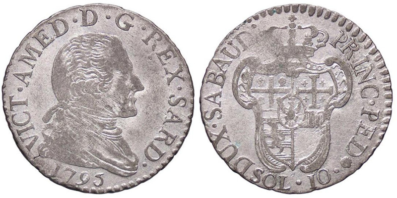 SAVOIA - Vittorio Amedeo III (1773-1796) - 10 Soldi 1795 Mont. 377 MI
BB