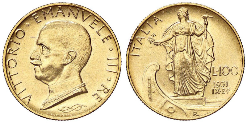 SAVOIA - Vittorio Emanuele III (1900-1943) - 100 Lire 1931 IX Prora Pag. 646; Mo...