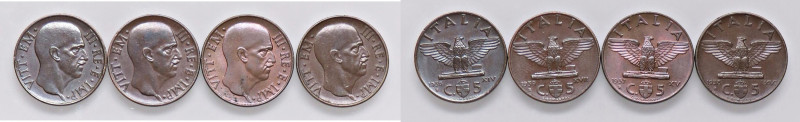 SAVOIA - Vittorio Emanuele III (1900-1943) - 5 Centesimi 1936÷1939 Impero Mont. ...