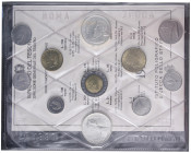 REPUBBLICA ITALIANA - Repubblica Italiana (monetazione in lire) (1946-2001) - Serie zecca 1990 Mont. 27 In confezione - 11 valori
 In confezione - 11...