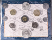 REPUBBLICA ITALIANA - Repubblica Italiana (monetazione in lire) (1946-2001) - Serie zecca 1996 Mont. 33 In confezione - 11 valori
 In confezione - 11...