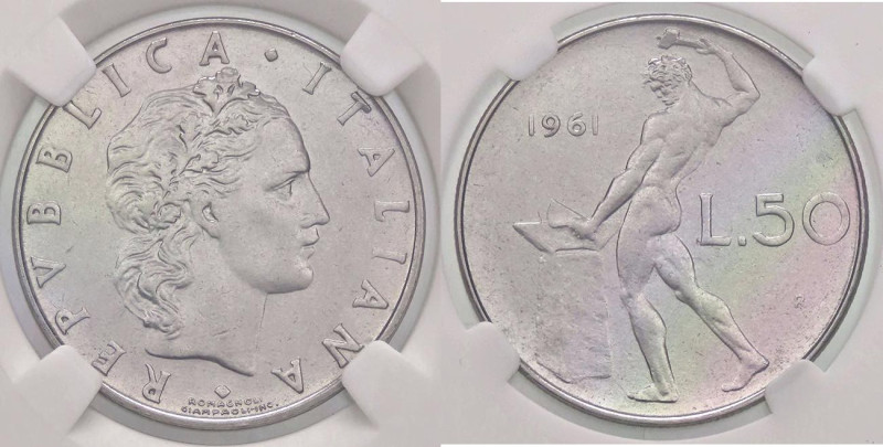 REPUBBLICA ITALIANA - Repubblica Italiana (monetazione in lire) (1946-2001) - 50...