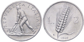 REPUBBLICA ITALIANA - Repubblica Italiana (monetazione in lire) (1946-2001) - 2 Lire 1949 Mont. 6 NC IT
qFDC