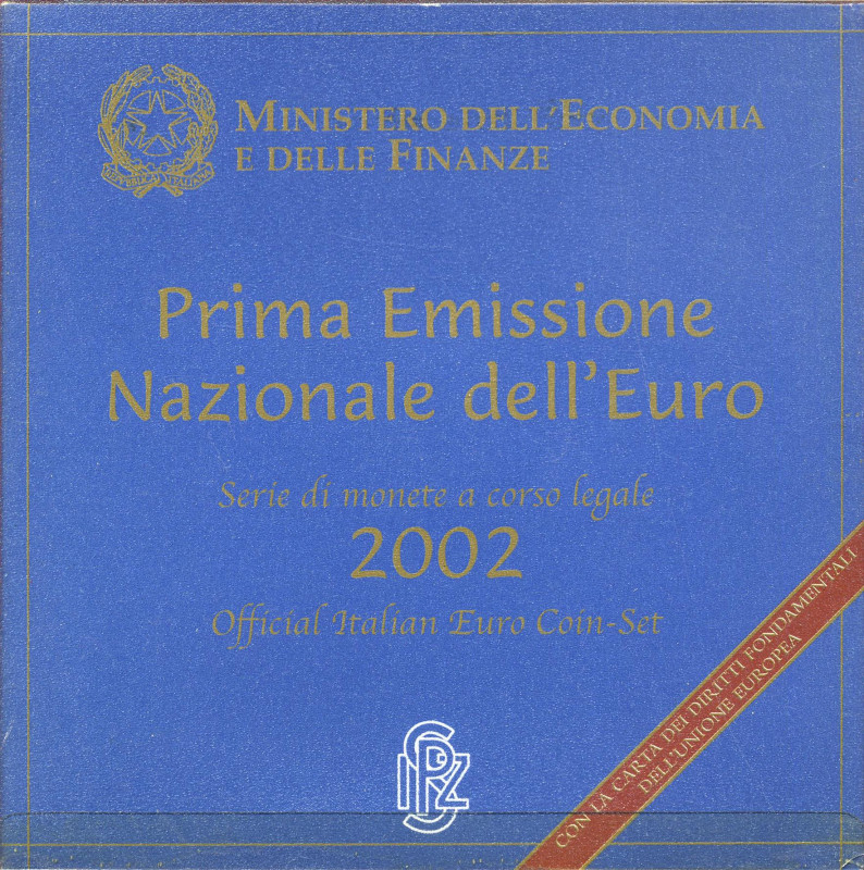 REPUBBLICA ITALIANA - Repubblica Italiana (monetazione in euro) (2002) - Serie z...