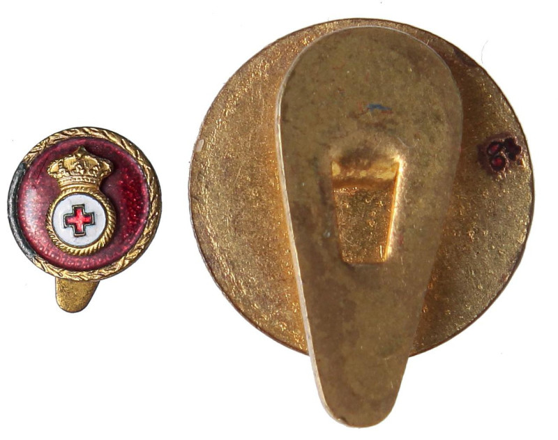 MEDAGLIE - SAVOIA - Vittorio Emanuele III (1900-1943) - Distintivo CRI MD Ø 15
...