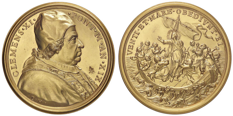 MEDAGLIE - PAPALI - Clemente XI (1700-1721) - Medaglia A. XIX MD Ø 39Punzone pap...