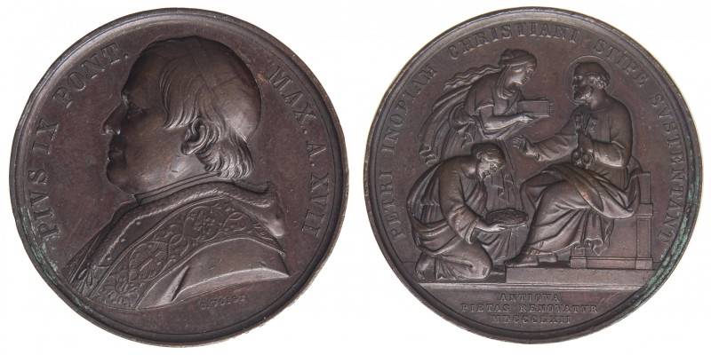 MEDAGLIE - PAPALI - Pio IX (1846-1866) - Medaglia A. XVII Mont. 81 AE
SPL