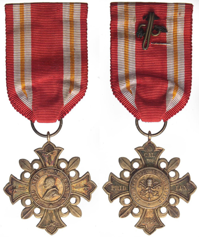 MEDAGLIE - PAPALI - Leone XIII (1878-1903) - Medaglia 1888 A. X Bramb. 372 MD
q...