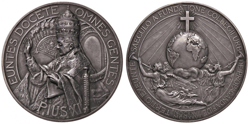 MEDAGLIE - PAPALI - Pio XI (1922-1939) - Medaglia 1927 - Propaganda Fide Modesti...