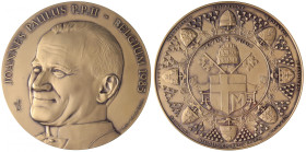 MEDAGLIE - PAPALI - Giovanni Paolo II (1978-2005) - Medaglia 1985 - Viaggio in Belgio AE Ø 90In scatola
 In scatola - 
FDC