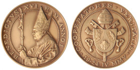 MEDAGLIE - PAPALI - Benedetto XVI (2005-2013) - Medaglia A. I Mont. 1 AE
FDC