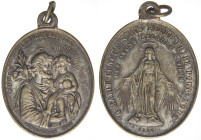 MEDAGLIE - RELIGIOSE - Medaglia 1838 MB mm 29x40
 mm 29x40 - 
SPL