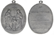 MEDAGLIE - RELIGIOSE - Medaglia Sacra Famiglia MB mm 55x72
 mm 55x72 - 
qBB