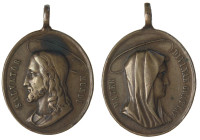 MEDAGLIE - RELIGIOSE - Medaglia AE mm 28x33
 mm 28x33 - 
qSPL