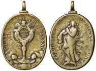 MEDAGLIE - RELIGIOSE - Medaglia XVIII secolo AE mm 33x47
 mm 33x47 - 
qBB