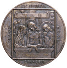 MEDAGLIE - RELIGIOSE - Placchetta uniface AE Ø 59
bello SPL