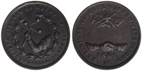 MEDAGLIE - CITTA' - Atripalda (AV) - Medaglia 1881 - Società operaia mutuo soccorso R AE Ø 30
qSPL