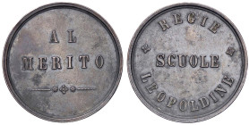 MEDAGLIE - CITTA' - Firenze - Medaglia Regie Scuole Leopoldine MB Ø 27
SPL