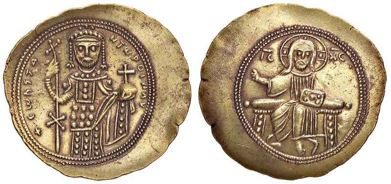 MEDAGLIE - PERSONAGGI - Costantino X (1059-1067) - Medaglia (AU g. 4,38) Ø 25oro...