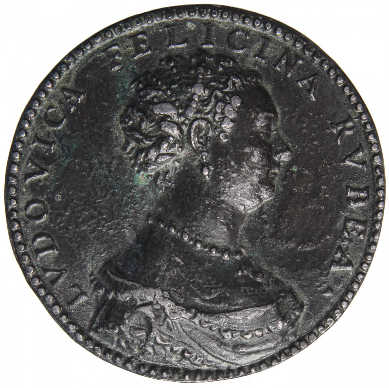 MEDAGLIE - PERSONAGGI - Ludovica Felicina Rossi (XVI Secolo) - Medaglia uniface ...