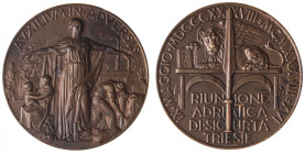 MEDAGLIE - FASCISTE - Medaglia 1938 A. XVI - Riunione Adriatica di Sicurtà AE Opus: Pagani Ø 57
qFDC