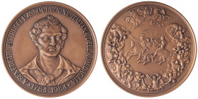 MEDAGLIE - VARIE - Medaglia 1984 - A Benedetto Pistrucci AE Opus: Varisco Ø 70Con cartellino descrittivo
 Con cartellino descrittivo - 
qFDC