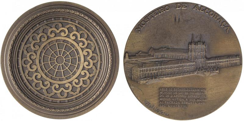MEDAGLIE ESTERE - PORTOGALLO - Repubblica (1910) - Medaglia Monastero di Alcobaz...