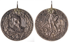 MEDAGLIE ESTERE - SVEZIA - Gustavo Adolfo II (1611-1632) - Medaglia 1632 AG Ø 52 Appiccagnolo coevo
 Appiccagnolo coevo
BB