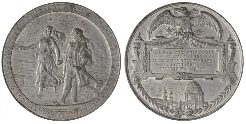 MEDAGLIE ESTERE - U.S.A. - Medaglia 1893 - Esposizione Universale di Chicago MB ...
