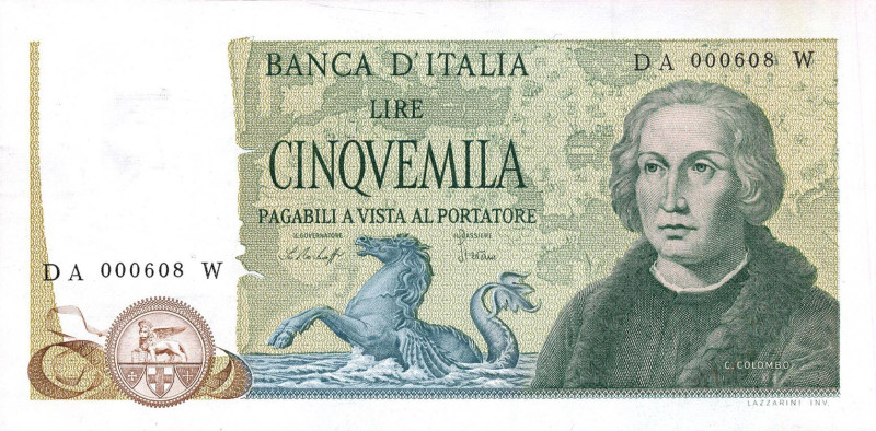 CARTAMONETA - BANCA d'ITALIA - Repubblica Italiana (monetazione in lire) (1946-2...