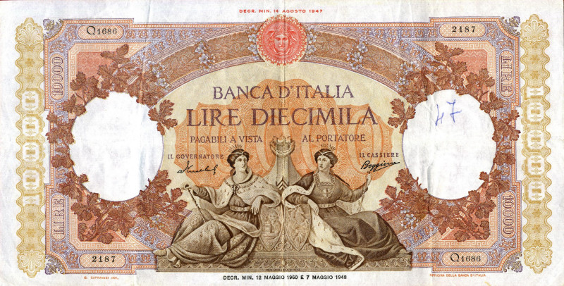 CARTAMONETA - BANCA d'ITALIA - Repubblica Italiana (monetazione in lire) (1946-2...