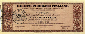CARTAMONETA - MONETAZIONE D'EMERGENZA - 2.000 Lire 1946-47 R Prestito per la ricostruzione
 Prestito per la ricostruzione - 
SPL