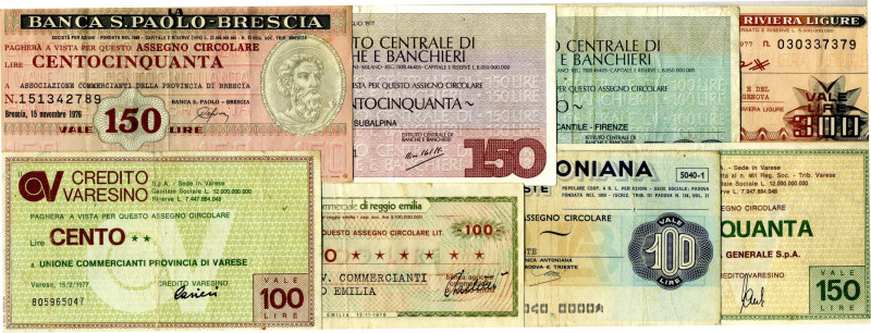 LOTTI - Miniassegni Lotto di circa 50 miniassegni
qBB÷SPL